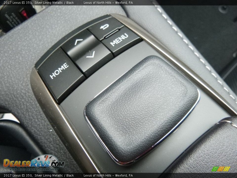 2017 Lexus ES 350 Silver Lining Metallic / Black Photo #14