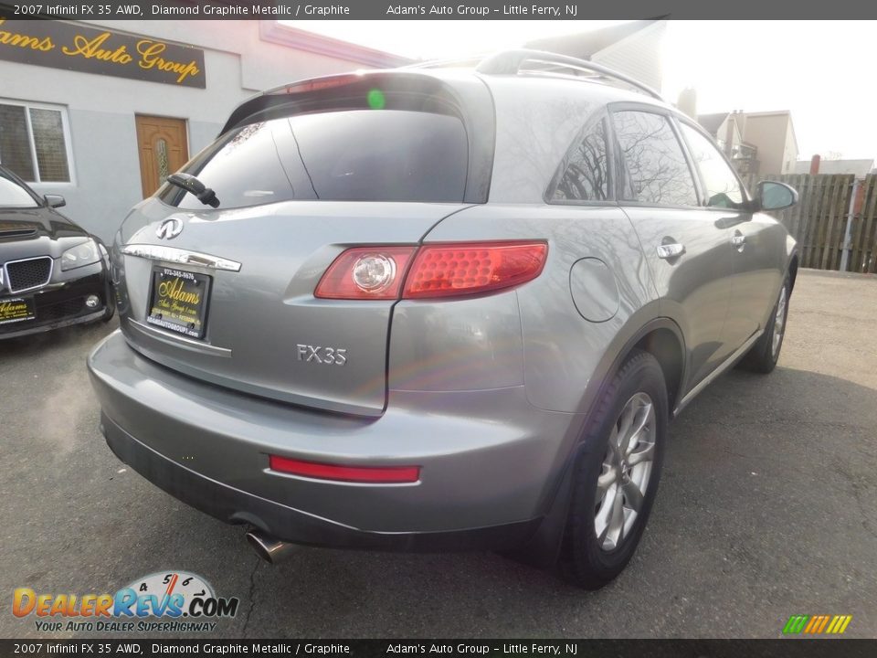 2007 Infiniti FX 35 AWD Diamond Graphite Metallic / Graphite Photo #5