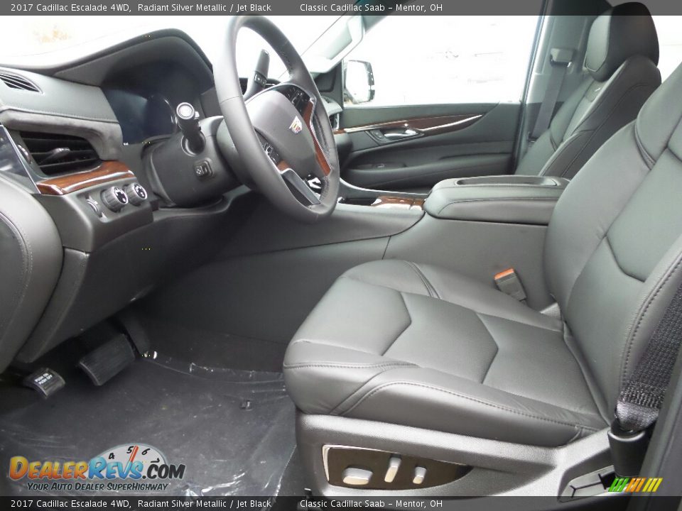 Jet Black Interior - 2017 Cadillac Escalade 4WD Photo #3