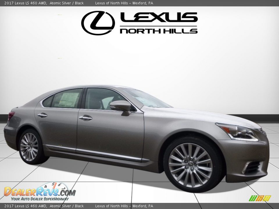 2017 Lexus LS 460 AWD Atomic Silver / Black Photo #1