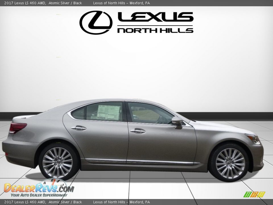 2017 Lexus LS 460 AWD Atomic Silver / Black Photo #2