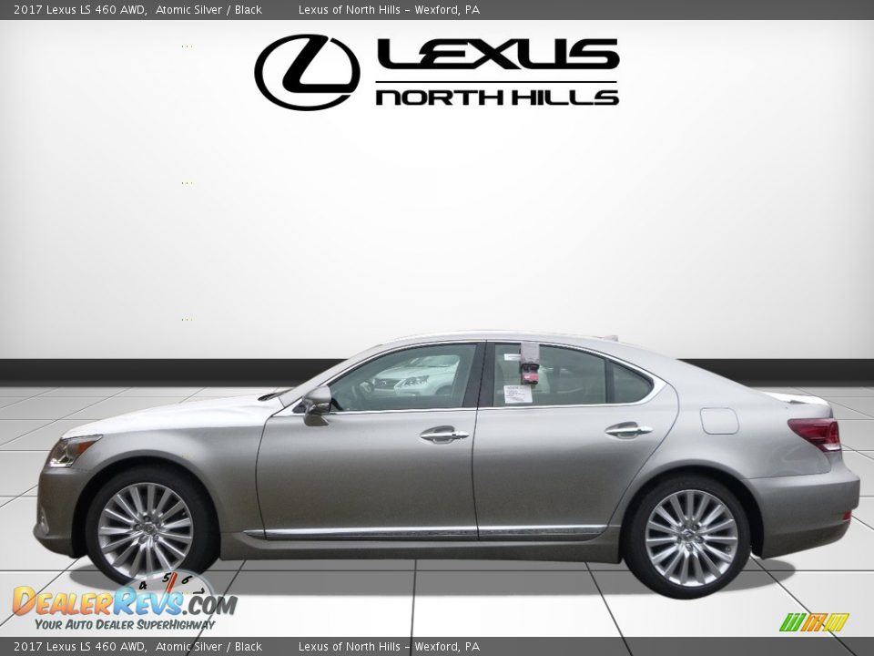 2017 Lexus LS 460 AWD Atomic Silver / Black Photo #3