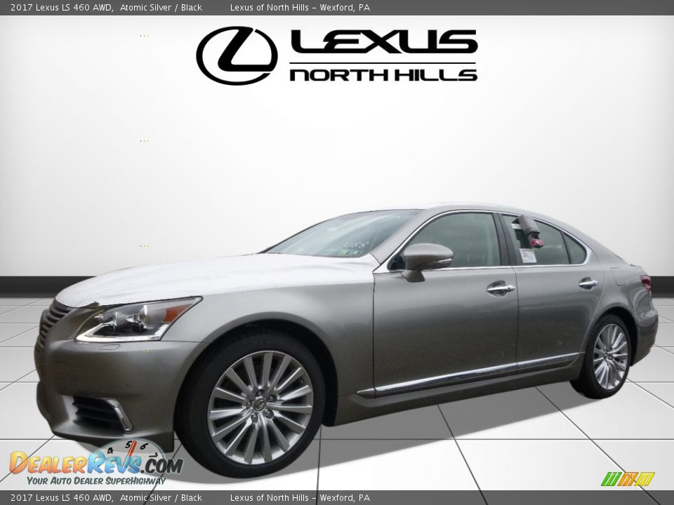 2017 Lexus LS 460 AWD Atomic Silver / Black Photo #4