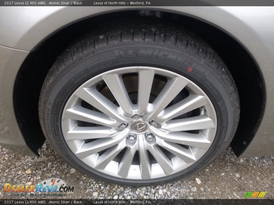 2017 Lexus LS 460 AWD Atomic Silver / Black Photo #5