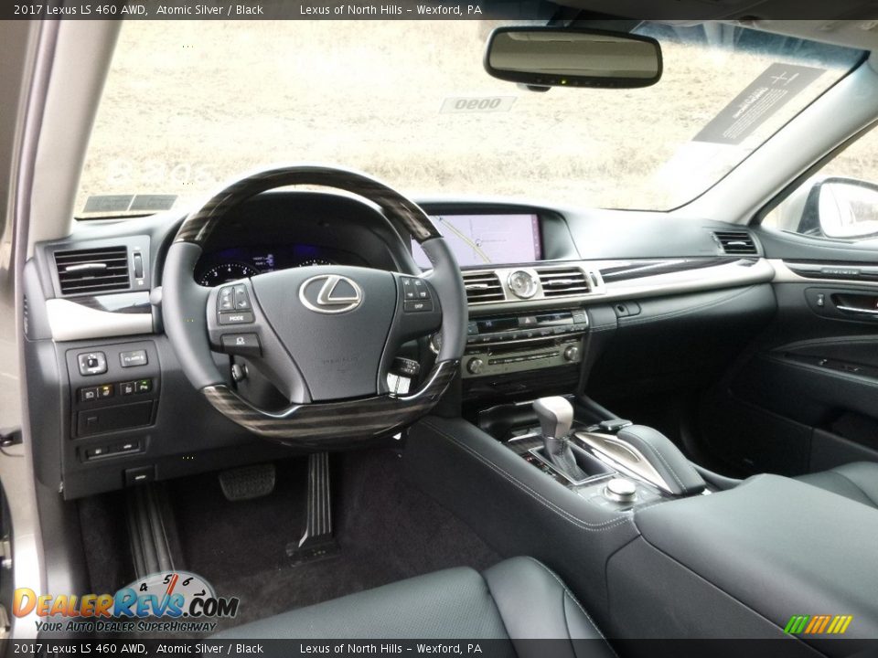 2017 Lexus LS 460 AWD Atomic Silver / Black Photo #8
