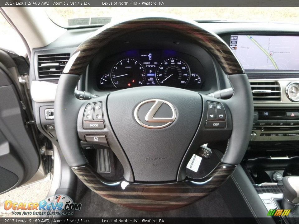 2017 Lexus LS 460 AWD Atomic Silver / Black Photo #11