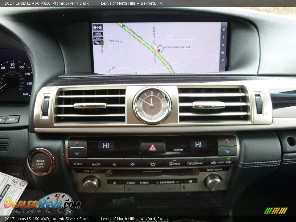 2017 Lexus LS 460 AWD Atomic Silver / Black Photo #12