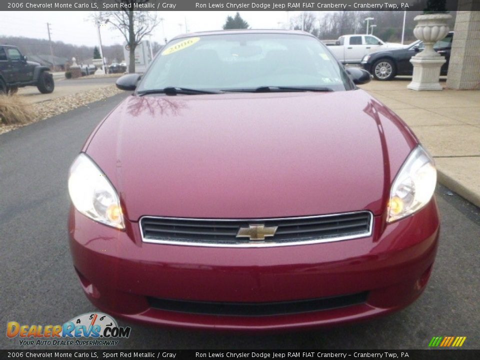 2006 Chevrolet Monte Carlo LS Sport Red Metallic / Gray Photo #9