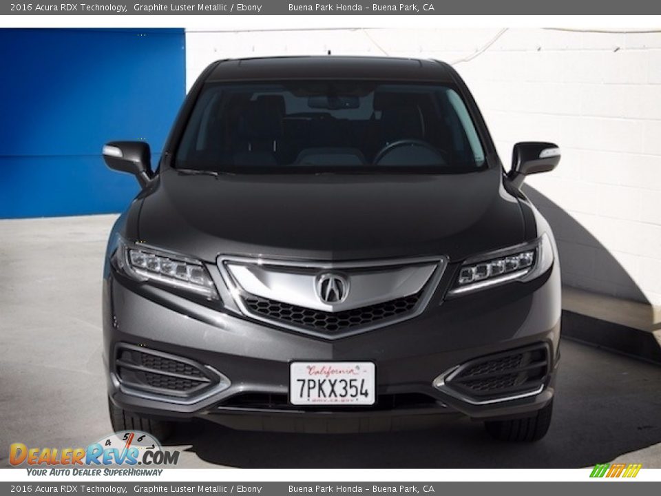 2016 Acura RDX Technology Graphite Luster Metallic / Ebony Photo #7