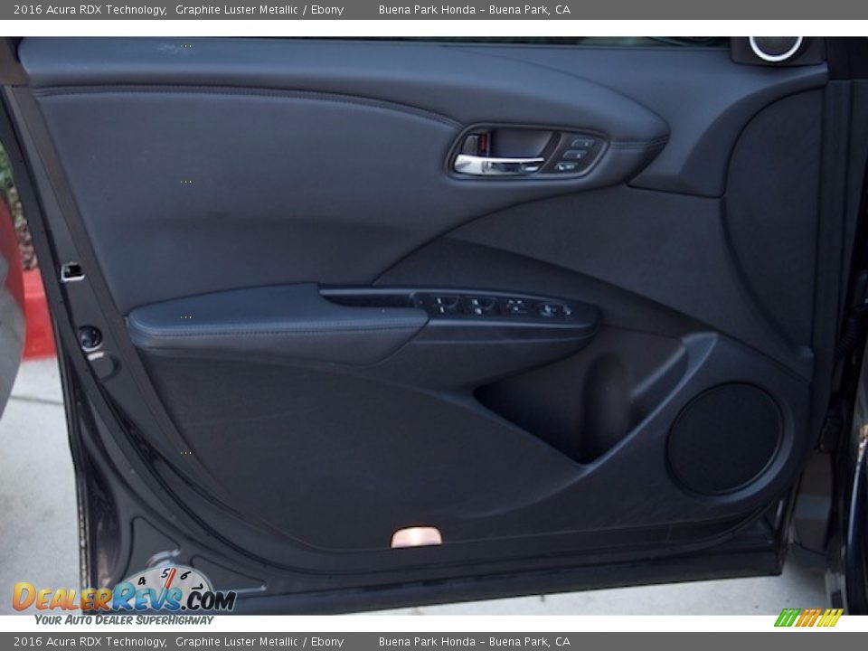 2016 Acura RDX Technology Graphite Luster Metallic / Ebony Photo #25