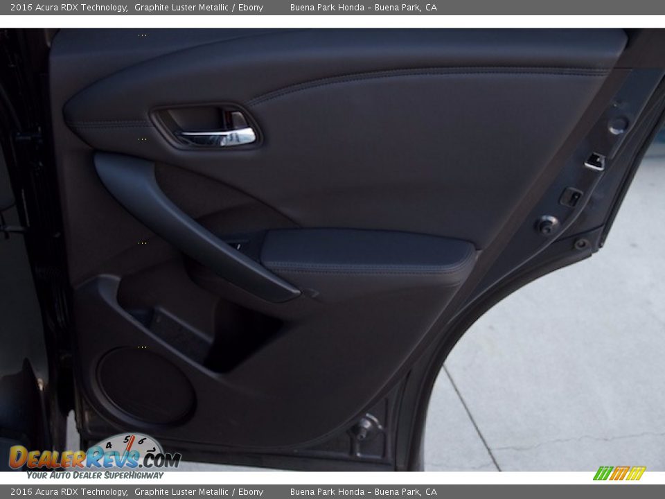 2016 Acura RDX Technology Graphite Luster Metallic / Ebony Photo #27