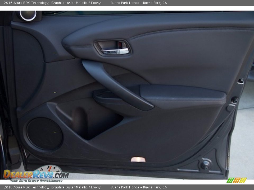 2016 Acura RDX Technology Graphite Luster Metallic / Ebony Photo #28