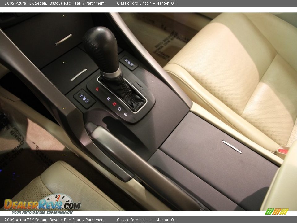 2009 Acura TSX Sedan Basque Red Pearl / Parchment Photo #10