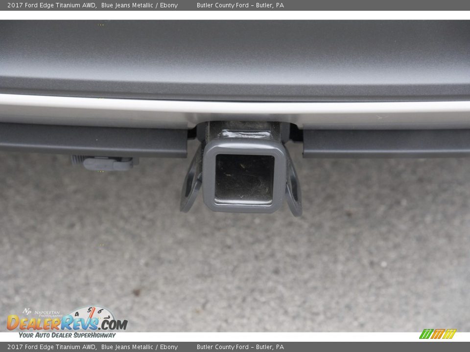 2017 Ford Edge Titanium AWD Blue Jeans Metallic / Ebony Photo #5