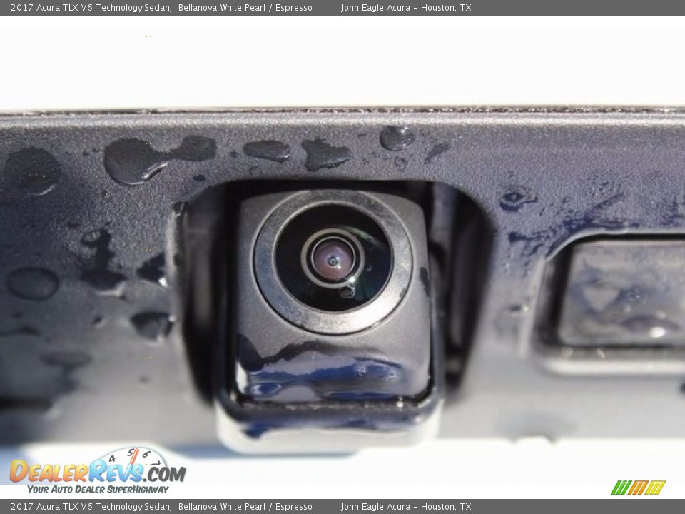 2017 Acura TLX V6 Technology Sedan Bellanova White Pearl / Espresso Photo #15