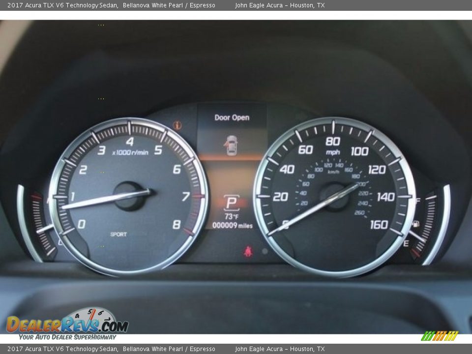 2017 Acura TLX V6 Technology Sedan Bellanova White Pearl / Espresso Photo #27