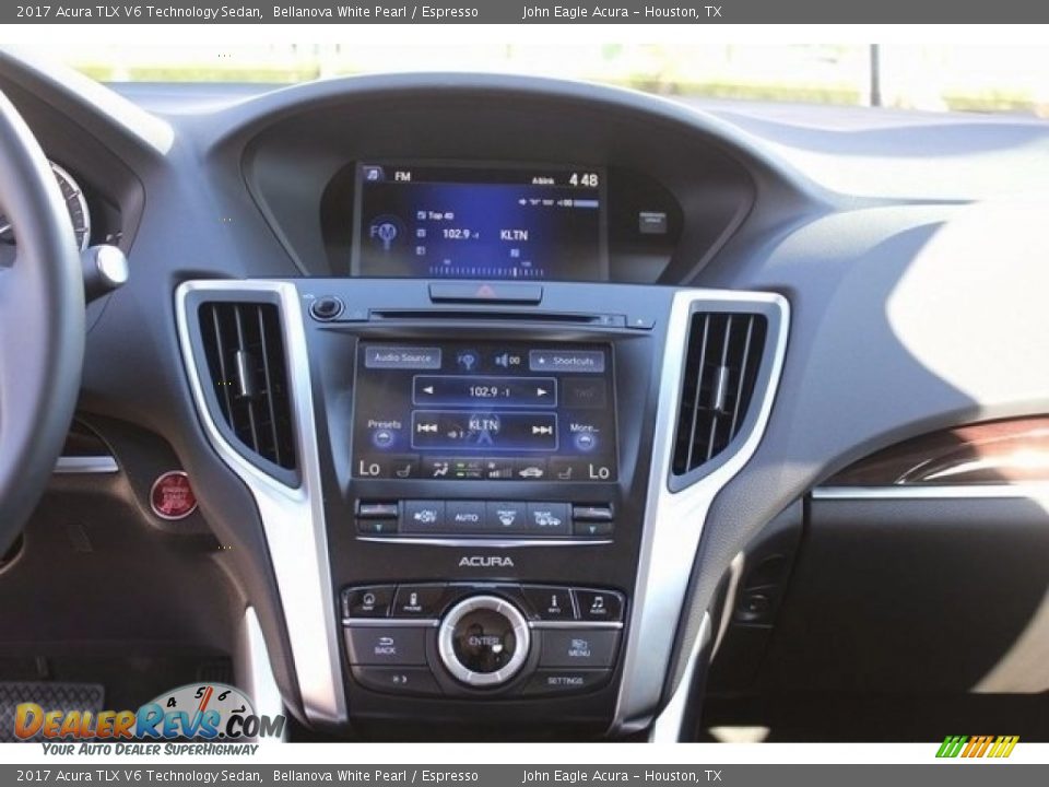 2017 Acura TLX V6 Technology Sedan Bellanova White Pearl / Espresso Photo #32