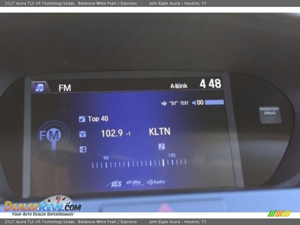 2017 Acura TLX V6 Technology Sedan Bellanova White Pearl / Espresso Photo #33