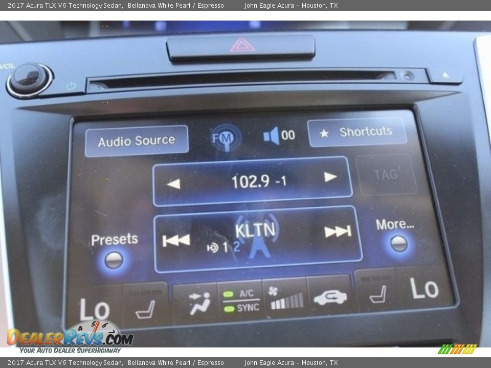 2017 Acura TLX V6 Technology Sedan Bellanova White Pearl / Espresso Photo #34