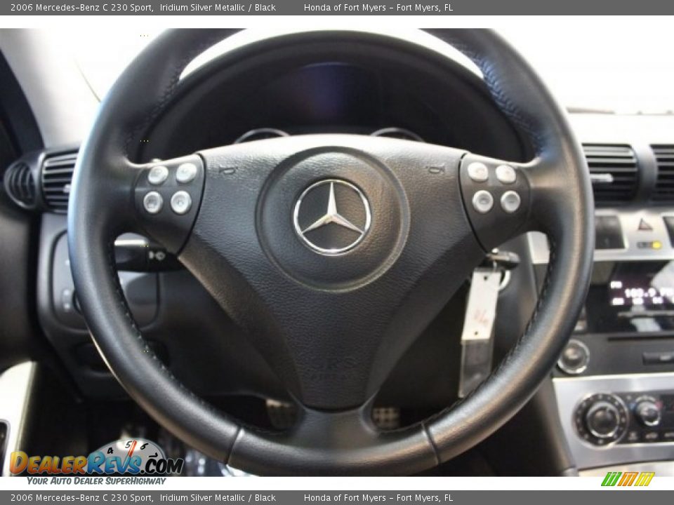 2006 Mercedes-Benz C 230 Sport Iridium Silver Metallic / Black Photo #11
