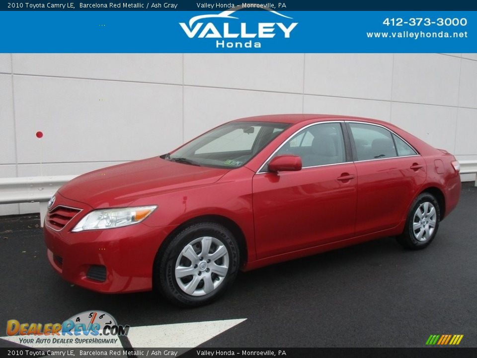 2010 Toyota Camry LE Barcelona Red Metallic / Ash Gray Photo #1