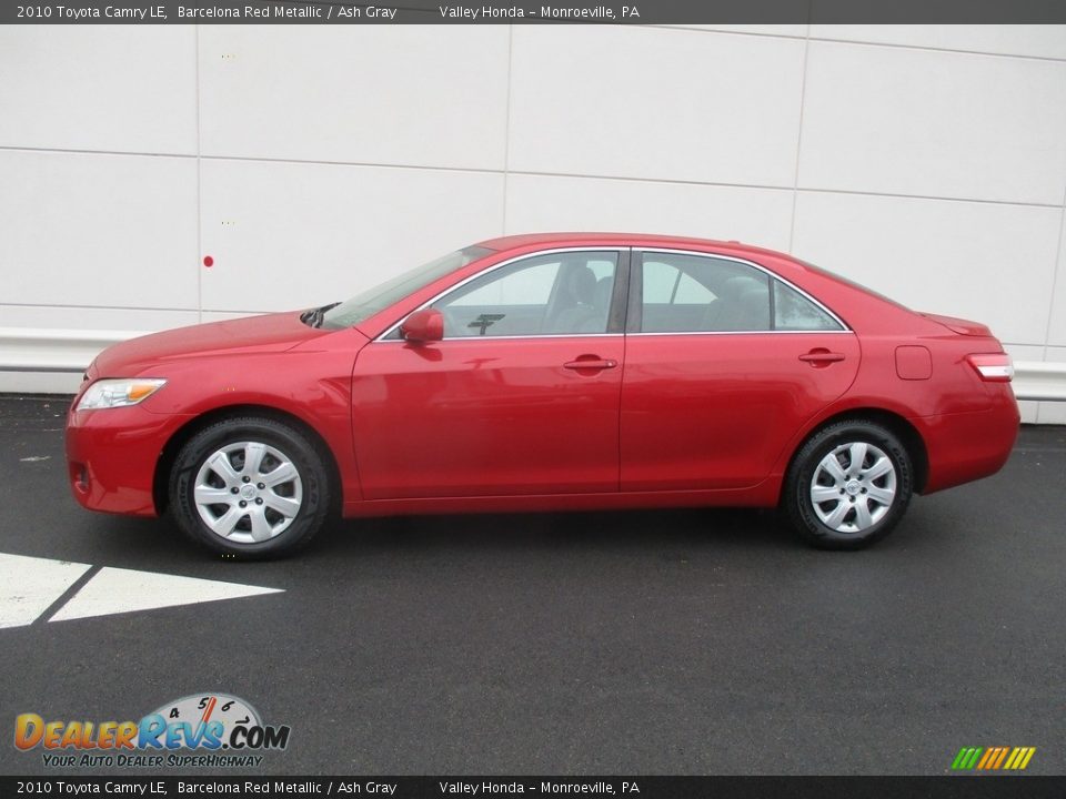 2010 Toyota Camry LE Barcelona Red Metallic / Ash Gray Photo #2