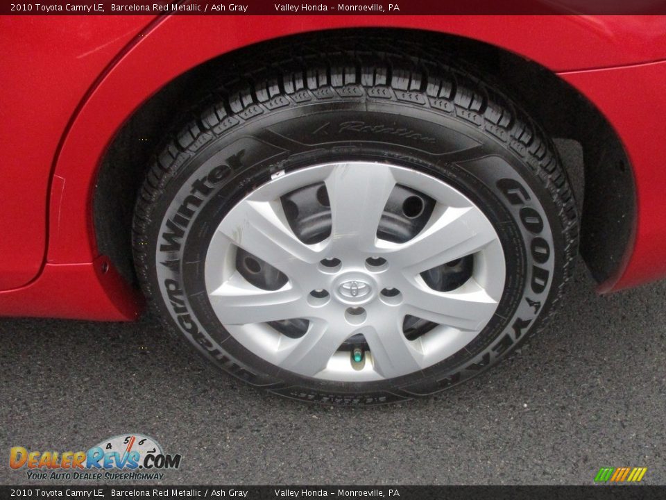 2010 Toyota Camry LE Barcelona Red Metallic / Ash Gray Photo #3