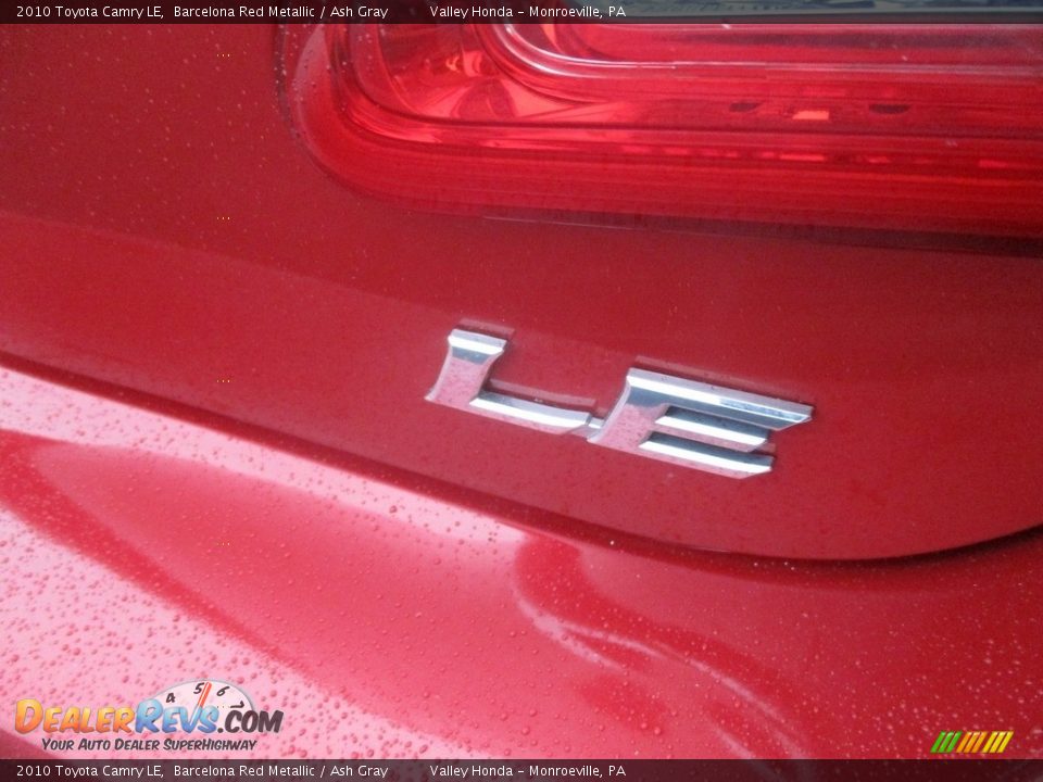 2010 Toyota Camry LE Barcelona Red Metallic / Ash Gray Photo #7
