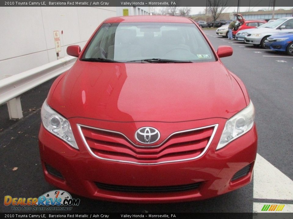 2010 Toyota Camry LE Barcelona Red Metallic / Ash Gray Photo #9