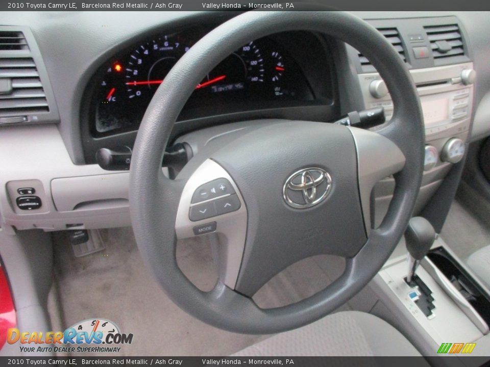 2010 Toyota Camry LE Barcelona Red Metallic / Ash Gray Photo #14