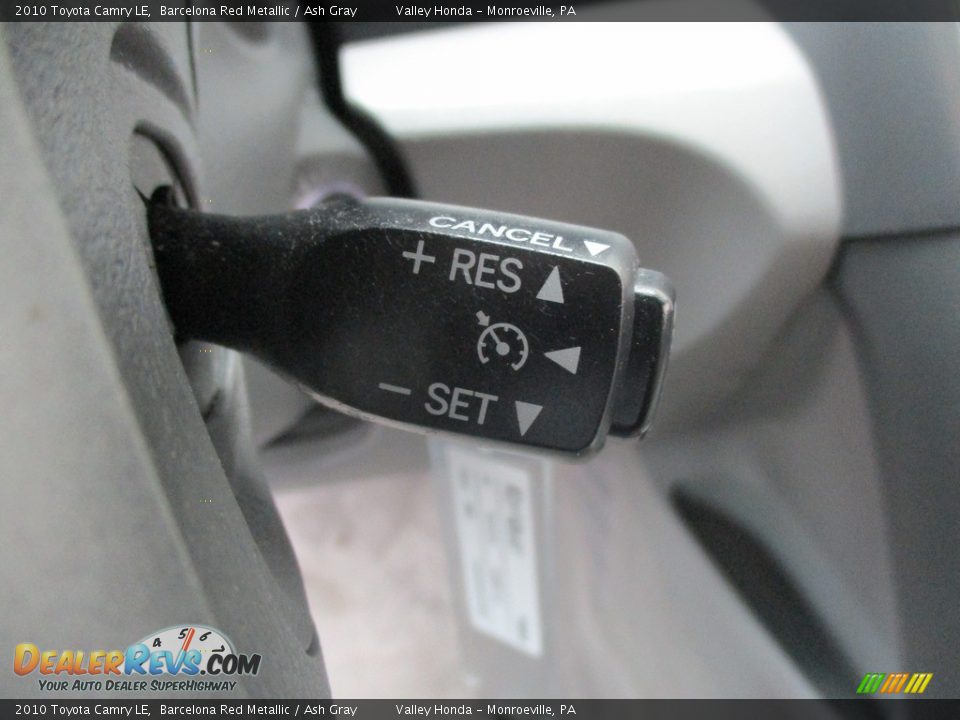2010 Toyota Camry LE Barcelona Red Metallic / Ash Gray Photo #18