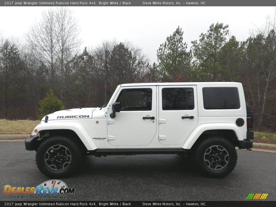 Bright White 2017 Jeep Wrangler Unlimited Rubicon Hard Rock 4x4 Photo #1
