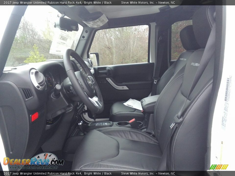 Front Seat of 2017 Jeep Wrangler Unlimited Rubicon Hard Rock 4x4 Photo #10