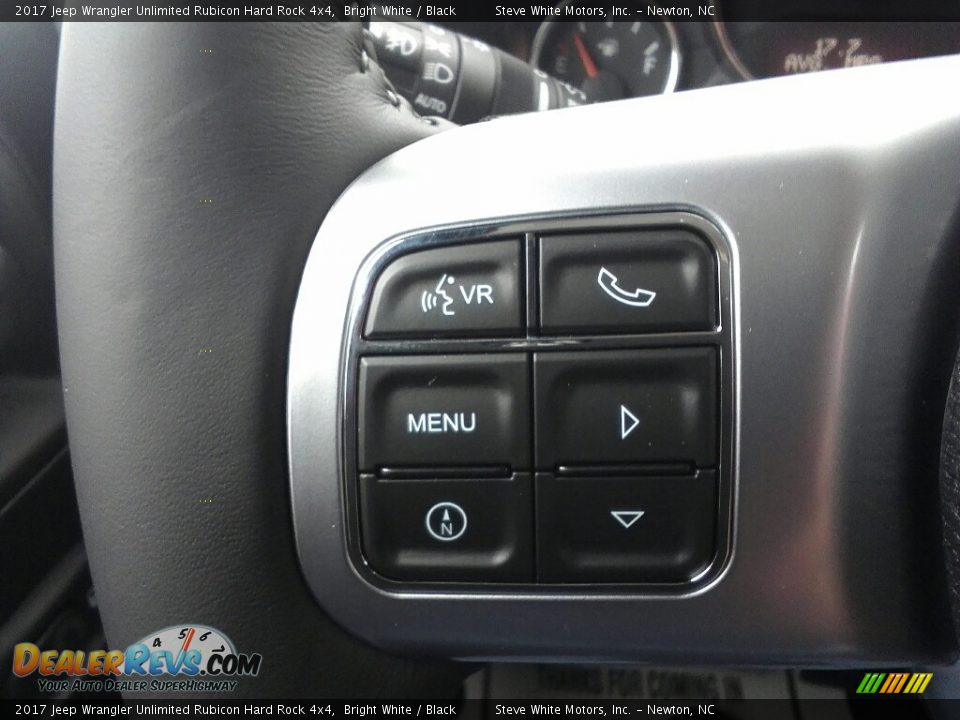 2017 Jeep Wrangler Unlimited Rubicon Hard Rock 4x4 Bright White / Black Photo #16