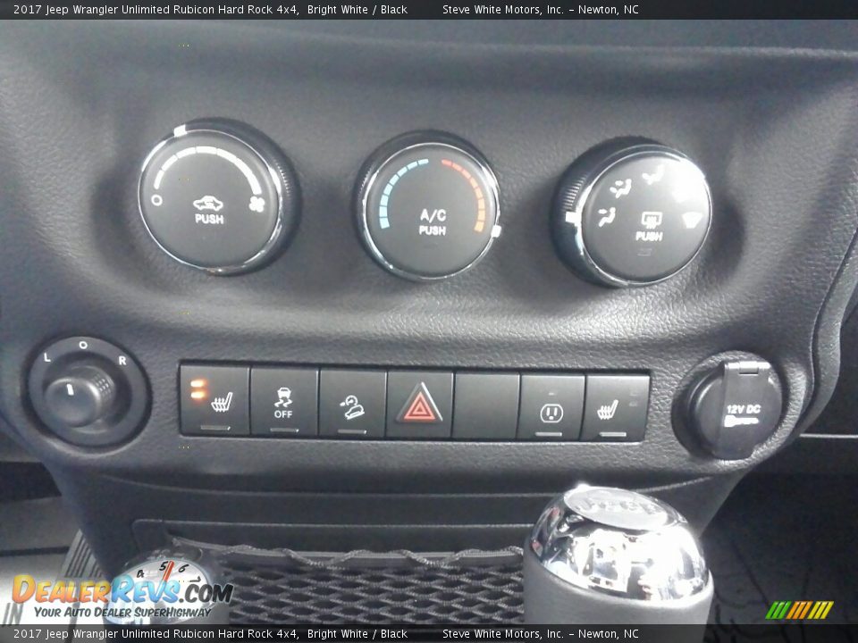 2017 Jeep Wrangler Unlimited Rubicon Hard Rock 4x4 Bright White / Black Photo #20