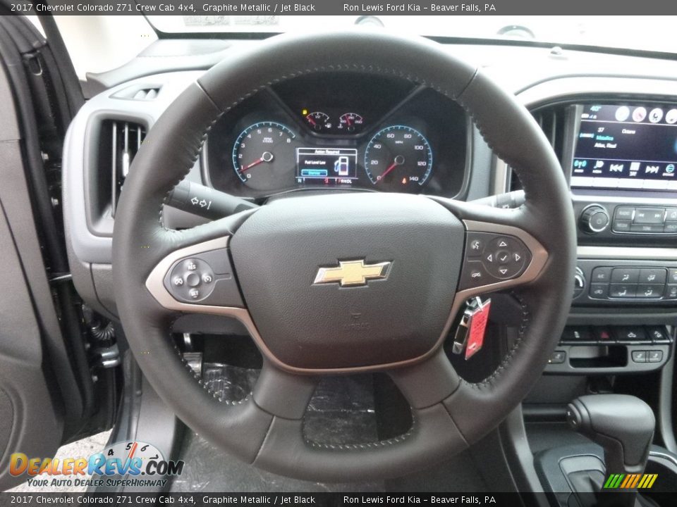 2017 Chevrolet Colorado Z71 Crew Cab 4x4 Steering Wheel Photo #16