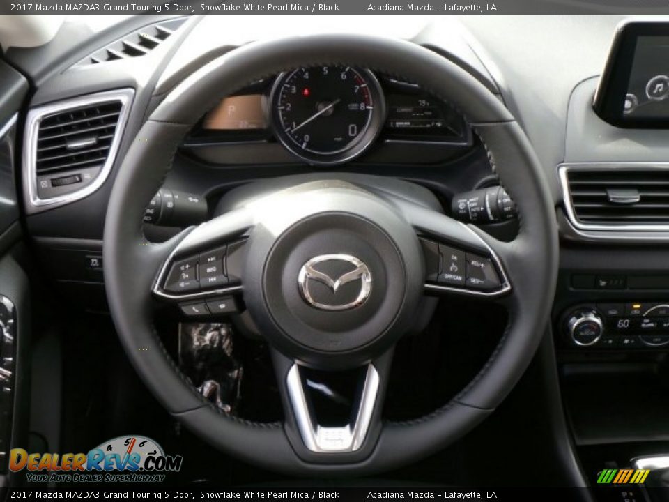 2017 Mazda MAZDA3 Grand Touring 5 Door Steering Wheel Photo #6