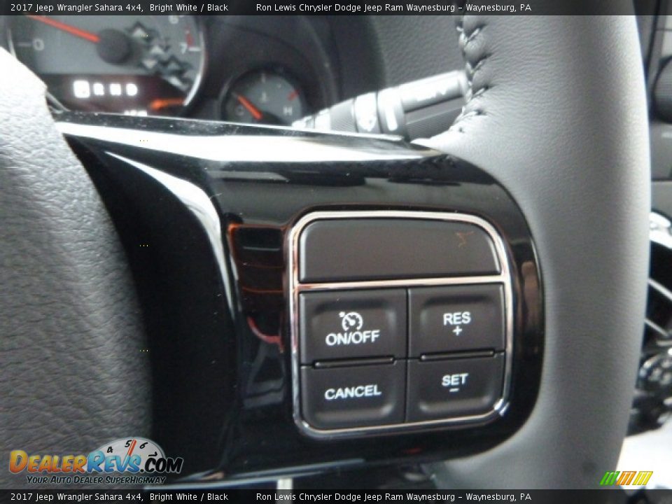 2017 Jeep Wrangler Sahara 4x4 Bright White / Black Photo #19