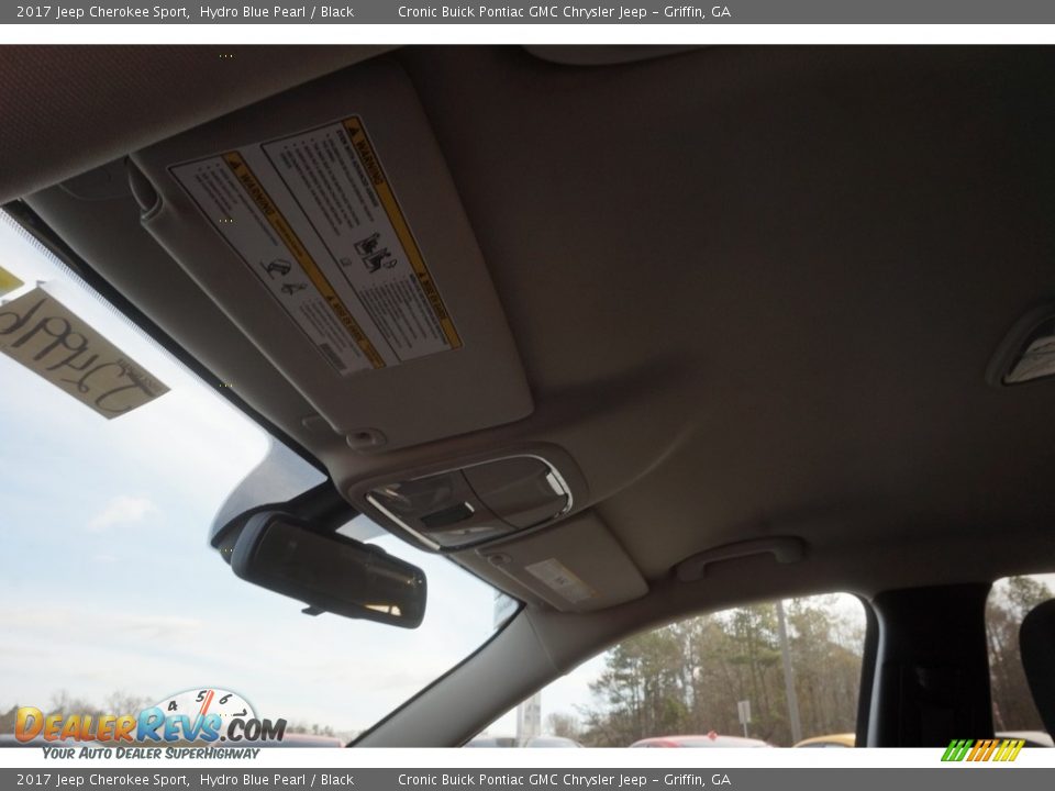 2017 Jeep Cherokee Sport Hydro Blue Pearl / Black Photo #11