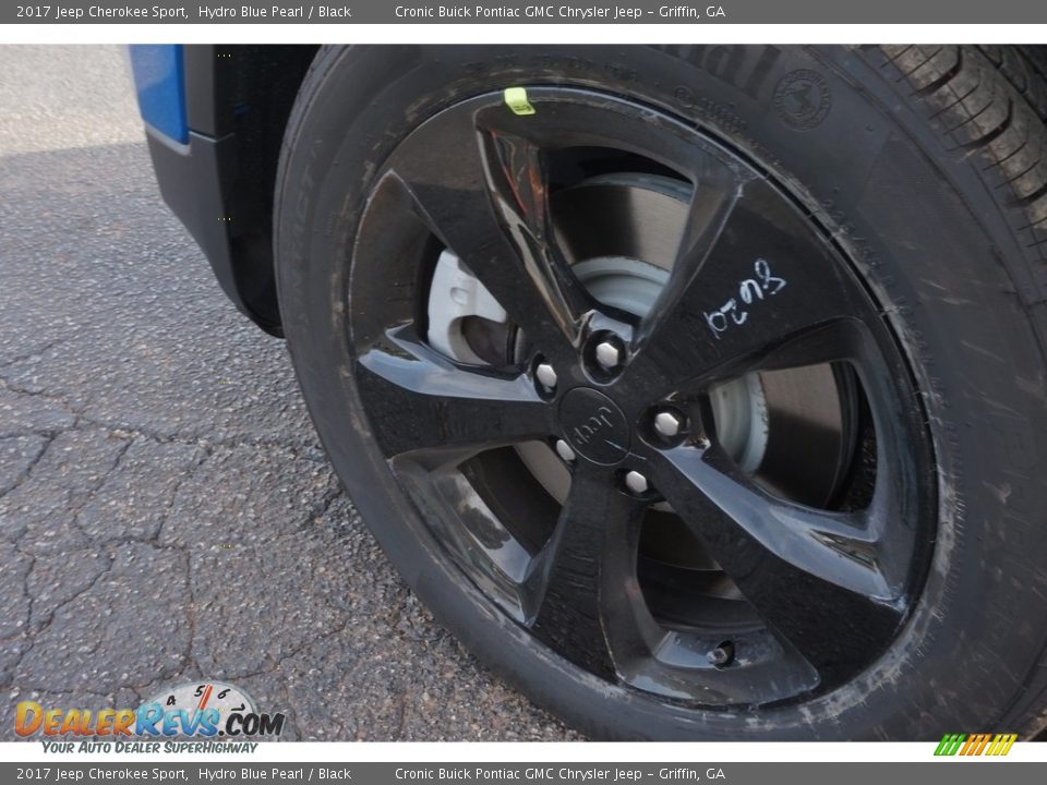 2017 Jeep Cherokee Sport Hydro Blue Pearl / Black Photo #12