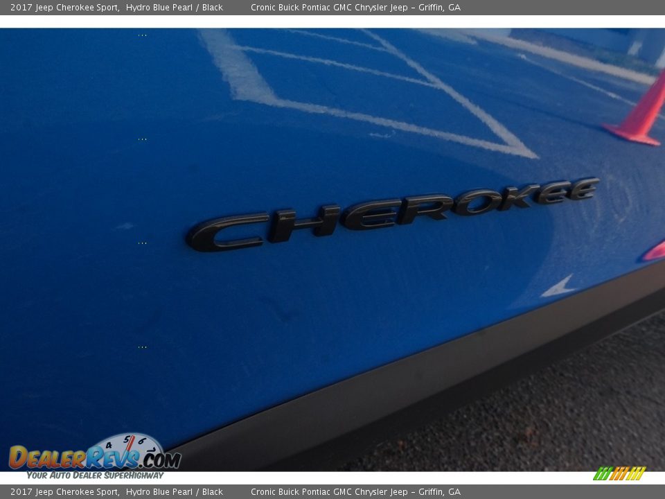 2017 Jeep Cherokee Sport Hydro Blue Pearl / Black Photo #13