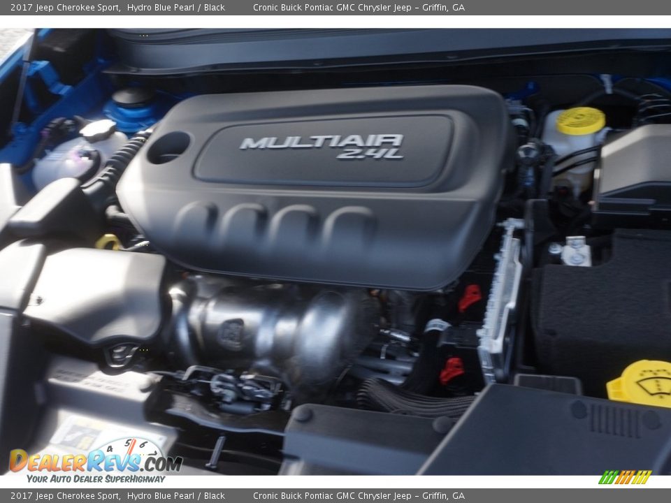 2017 Jeep Cherokee Sport Hydro Blue Pearl / Black Photo #14