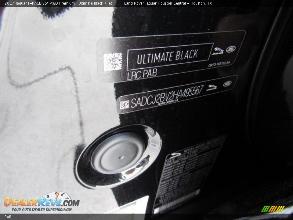 Jaguar Color Code PAB Ultimate Black