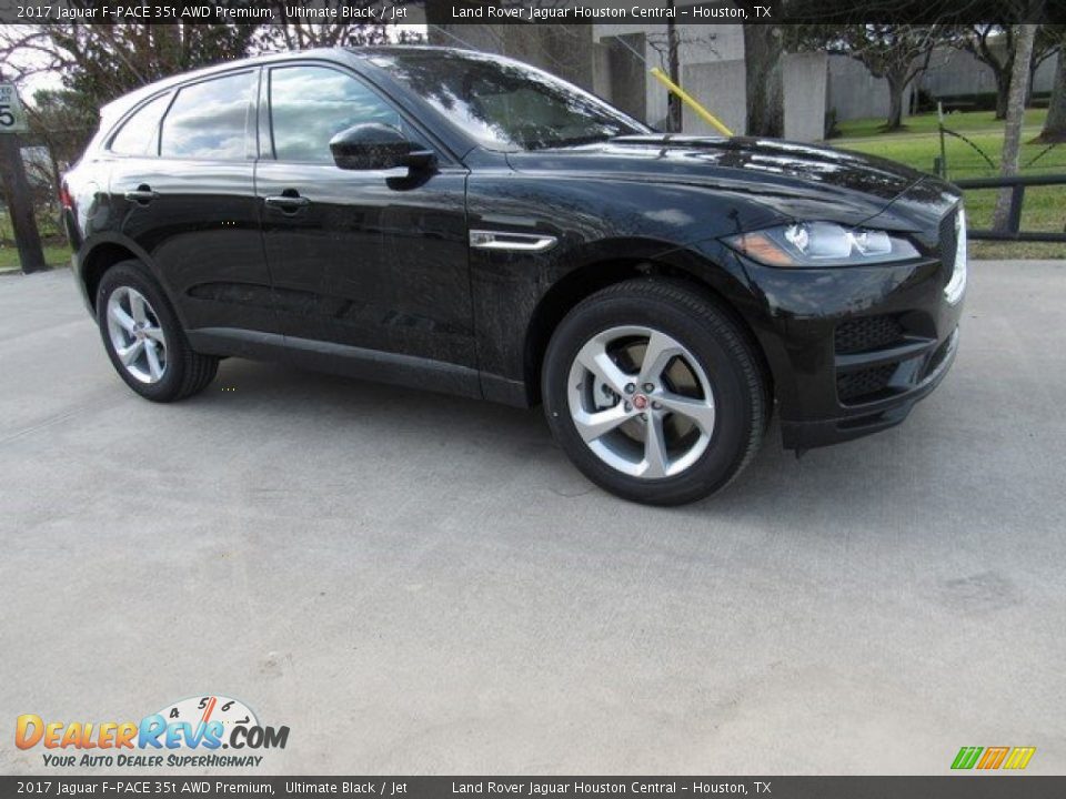 2017 Jaguar F-PACE 35t AWD Premium Ultimate Black / Jet Photo #1