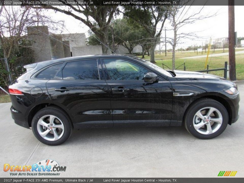 Ultimate Black 2017 Jaguar F-PACE 35t AWD Premium Photo #6