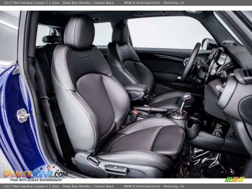 2017 Mini Hardtop Cooper S 2 Door Deep Blue Metallic / Carbon Black Photo #2