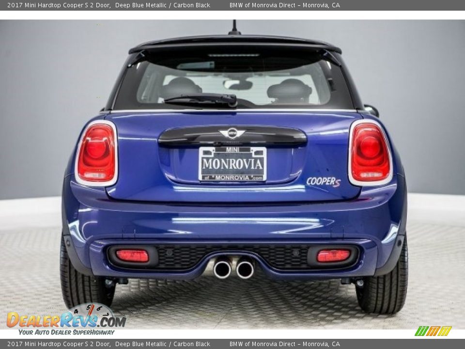 2017 Mini Hardtop Cooper S 2 Door Deep Blue Metallic / Carbon Black Photo #4