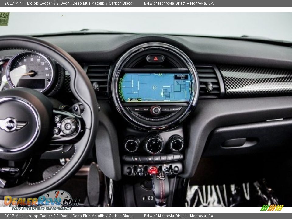 2017 Mini Hardtop Cooper S 2 Door Deep Blue Metallic / Carbon Black Photo #5