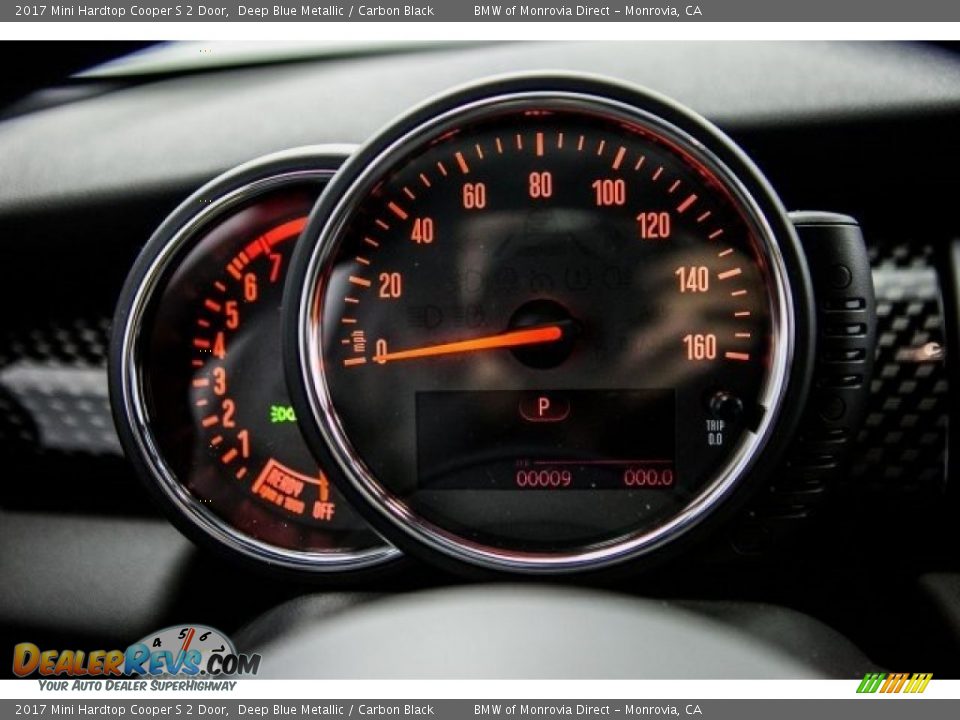 2017 Mini Hardtop Cooper S 2 Door Deep Blue Metallic / Carbon Black Photo #7