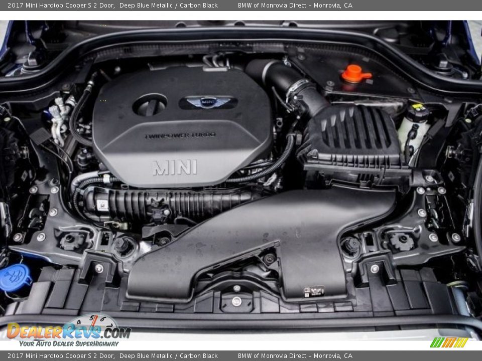 2017 Mini Hardtop Cooper S 2 Door Deep Blue Metallic / Carbon Black Photo #8